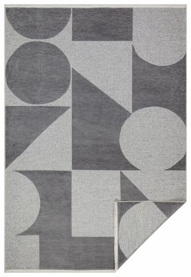 Dywan BOUCLE GREY GEOMETRIC 4120 160x230 cm od Carpets& More CARPETS & MORE