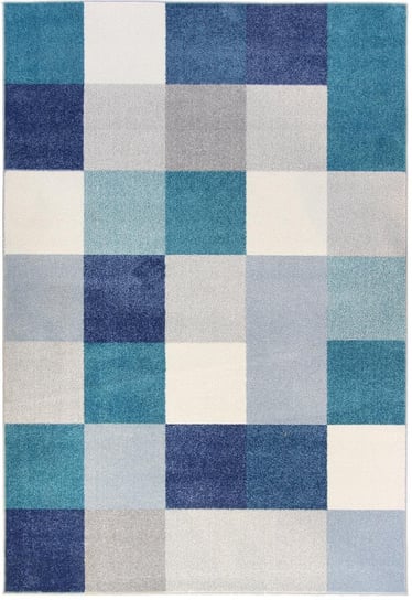 Dywan CARPETFORYOU Light Collection Blue Cubes, 180x270 cm Carpetforyou