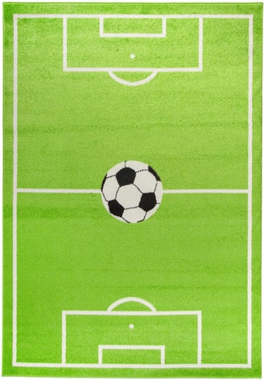 Dywan CARPETFORYOU Light Collection Football, zielony, 80x150 cm Carpetforyou