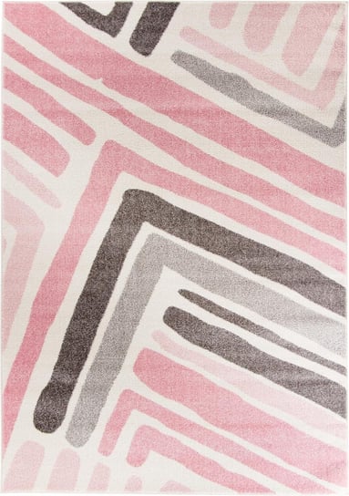 Dywan CARPETFORYOU Light Collection Frame, różowy, 180x270 cm Carpetforyou