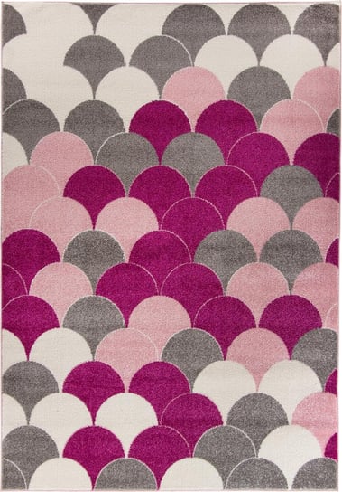 Dywan CARPETFORYOU Light Collection Pink Pearls, różowy, 80x150 cm Carpetforyou