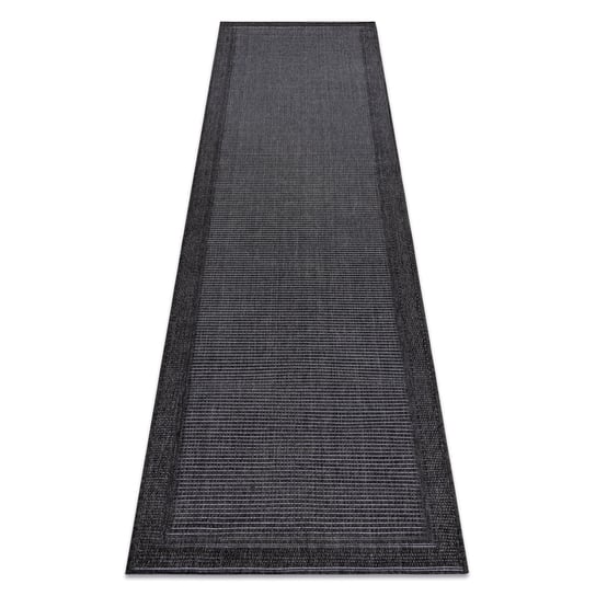 Dywan, chodnik TIMO 5979 SZNURKOWY SIZAL outdoor ramka czarny, 70x250 cm Dywany Łuszczów