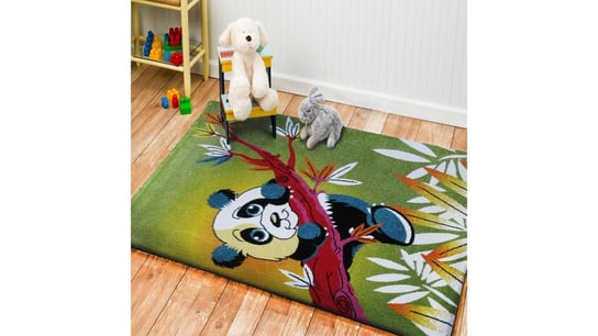 Dywan dla dzieci Little Panda 02 Limonkowy MONDO Kids 200x290 cm Dywany TURPOL