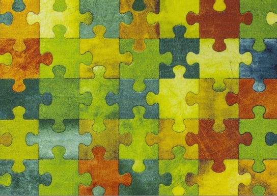 Dywan Dla dzieci Puzzle multicolor-150x200 cm Inna marka