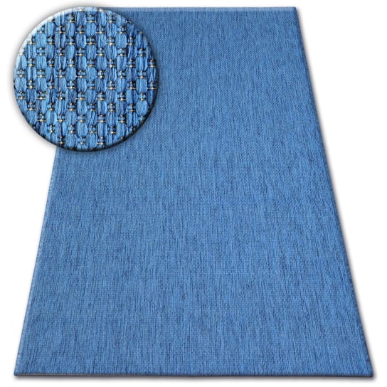 Dywan DYWANY ŁUSZCZÓW Sizal Flat 48663/330, niebieski, 140x200 cm Dywany Łuszczów