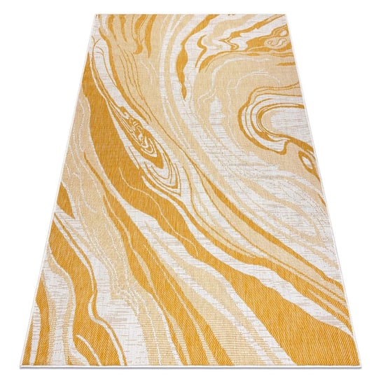 Dywan DYWANY ŁUSZCZÓW SZNURKOWY SIZAL SION Marmur 22169 płaskie tkanie ecru / żółty /  beż, 120x170 cm Dywany Łuszczów