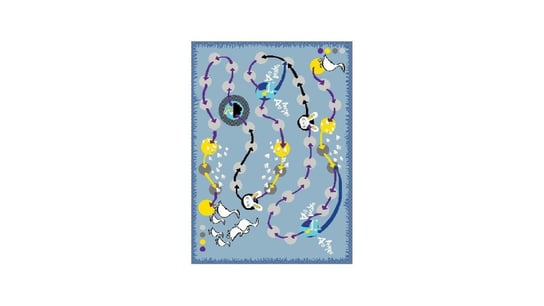Dywan dziecięcy MYK Niebieski CANDY 160x220 cm Agnella