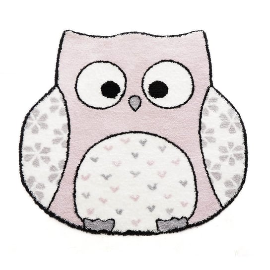 Dywan Dziecięcy Owl Pink 100Cm Sowa Komfort