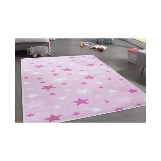 Dywan dziecięcy Star w kolorze różowym Wymiary - 120x160 MANI TEXTILE