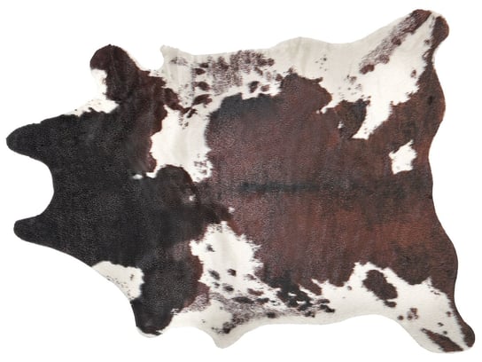 Dywan ekoskóra 150 x 200 cm brązowo-biały BOGONG Beliani