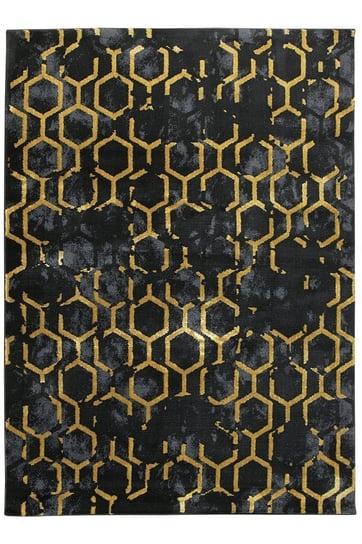 Dywan FESTIVAL 2296A yellow/black-180x270 cm Inna marka