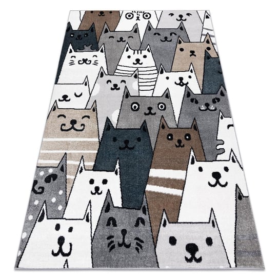 Dywan FUN Gatti dla dzieci, koty, kotki multi kolorowy, 120x170 cm Dywany Łuszczów