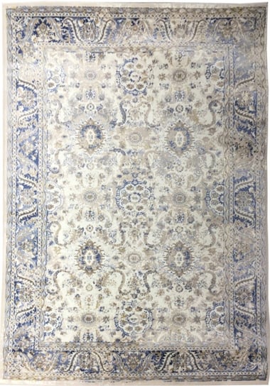 Dywan, G543M, White/Dark Blue Asthane,  120x170 cm CARPETPOL