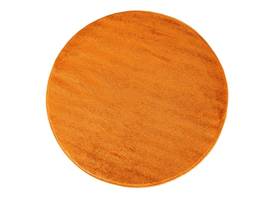 Dywan jednolity jednokolorowy Uncolore koło - pomarańczowe (N) pomarańczowy 120 cm Pani Dywanik