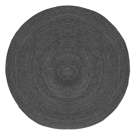 Dywan Jute, okrągły, XL, antracytowy, 150x150 cm LABEL51