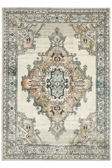 Dywan Lucca 8604B l.grey/cream Ornamentowy Krem Turkus Łosoś -160x230 cm Inna marka