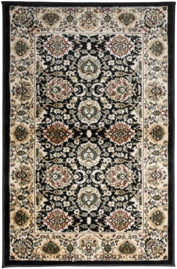 Dywan Miękki Vintage Ornament Czarny 60X90Cm e-floor