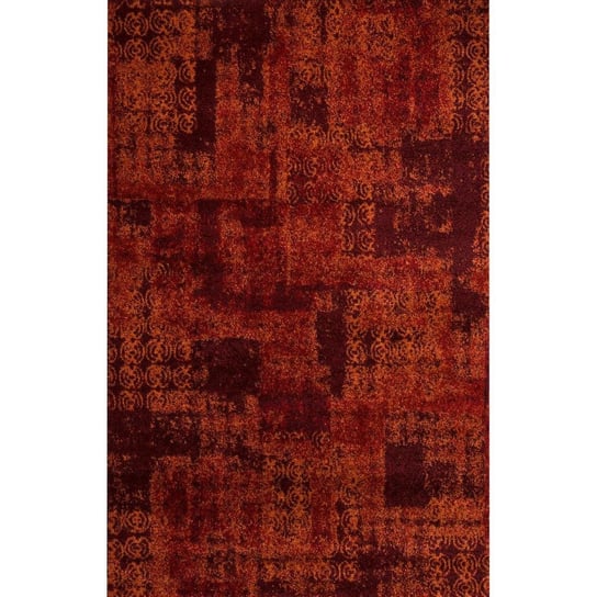 Dywan Modern, bordowo-pomarańczowy, 216x230 cm Dekoria