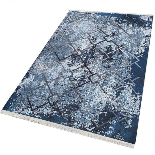 Dywan nowoczesny boho Hypno 01 niebieski - 80 x 150 cm Home Carpets