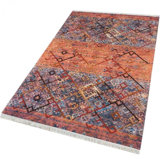 Dywan nowoczesny boho Hypno 03 czerwony ceglany - 80 x 150 cm Home Carpets