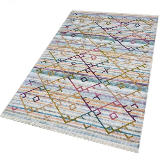 Dywan nowoczesny boho Hypno 04 kremowy kolorowy - 120 x 180 cm Home Carpets
