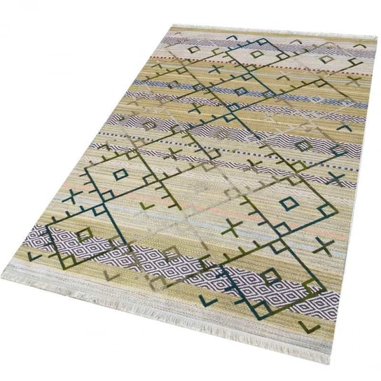 Dywan nowoczesny boho Hypno 05 zielony - 80 x 150 cm Home Carpets