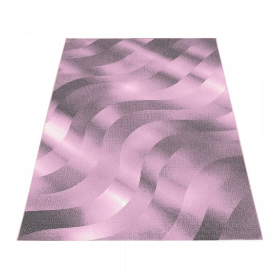 Dywan nowoczesny Costa fale różowo-szary 160 cm x 230 cm Oaza Dywany