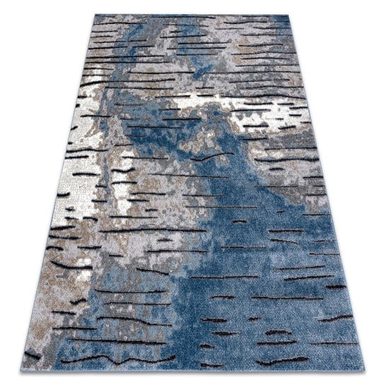 Dywan nowoczesny COZY 8876 Rio - Strukturalny, dwa poziomy runa niebieski, 160x220 cm Dywany Łuszczów