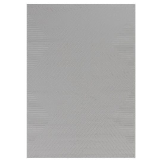 Dywan nowoczesny do salonu DERYT Srebrny 3D SAHARA-80x150 cm Ayyildiz Hali