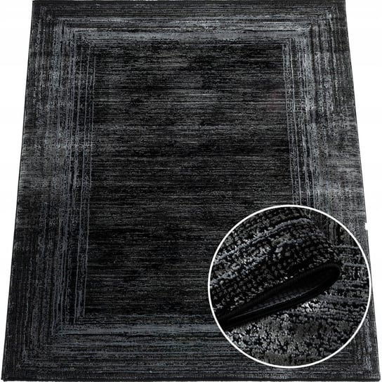 Dywan nowoczesny, EF, czarno-srebrny, 160x230 cm e-floor