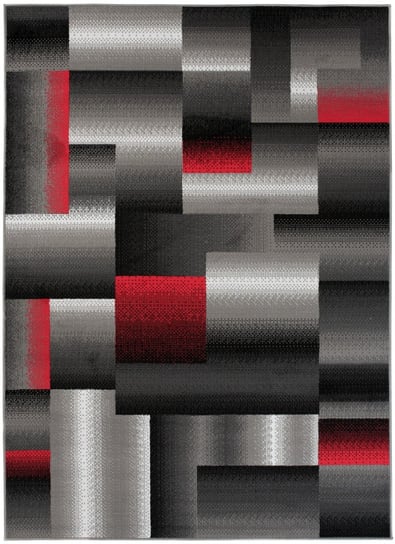 Dywan nowoczesny komfort czarny szary czerwony Z904E GRAY MAYA PP ESM (2.20*3.00) CARPETPOL