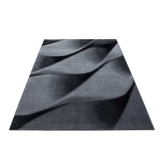 Dywan nowoczesny Parma fale czarny 160 cm x 230 cm Oaza Dywany