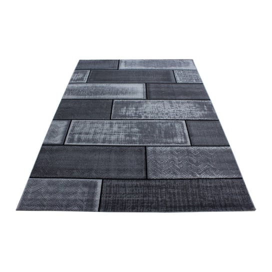 Dywan nowoczesny Plus Mur szaro-czarny 160 cm x 230 cm Oaza Dywany