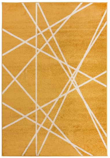 Dywan nowoczesny żółty geometria H175A DARK YELLOW SPRING (3.00*4.00) CARPETPOL