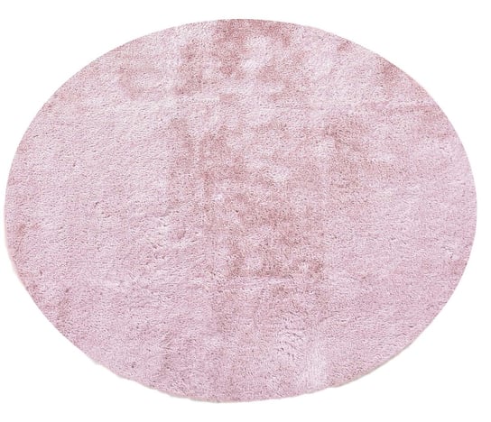 Dywan Okrągły Bella Rabbit Futerko Różowy 80cm elSimone Carpets
