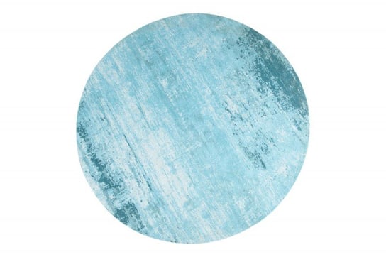 Dywan okrągły Modern Art niebieski bawełniany 150cm Invicta Interior