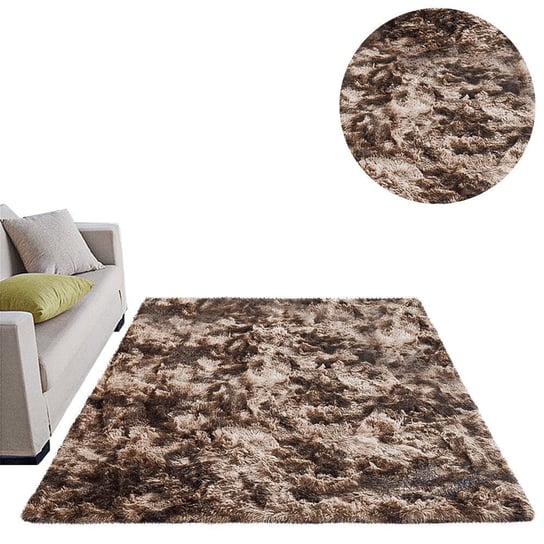 Dywan Ombre Shaggy Strado 120x160 OmbreCoffee (Brązowy) STRADO