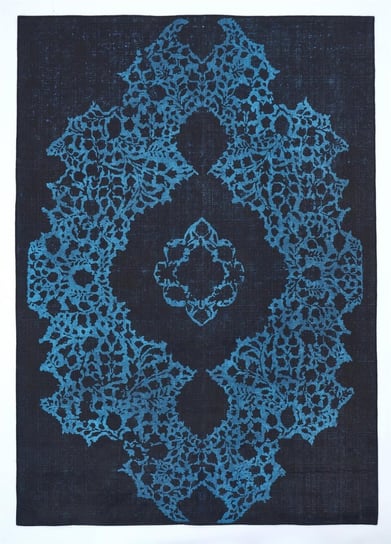 Dywan Ornament  Blue 160x230 Carpet Decor Magic Home Print Carpet Decor