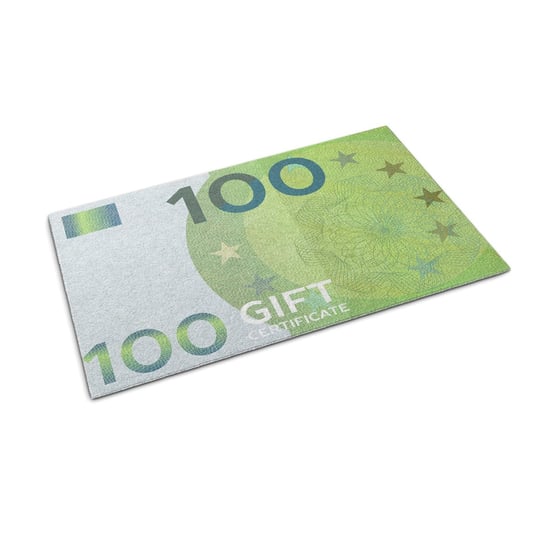Dywan Pod Drzwi Do Przedpokoju - Banknot Euro Pieniądz 90x60 cm Tulup