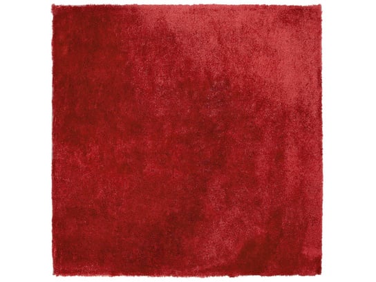 Dywan shaggy BELIANI Evren, czerwony, 200x200 cm Beliani