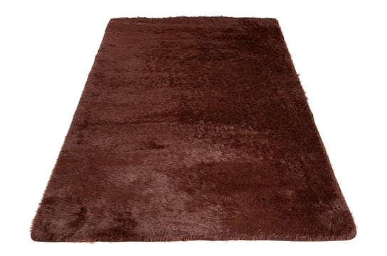 Dywan Shaggy pluszowy WYSOKI MIĘCIUTKI MIŁY PLUSZ brązowy BROWN SILK (0.80*1.50) CARPETPOL