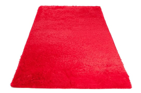 Dywan Shaggy pluszowy WYSOKI MIĘCIUTKI MIŁY PLUSZ czerwony  RED SILK (1.40*2.00) CARPETPOL