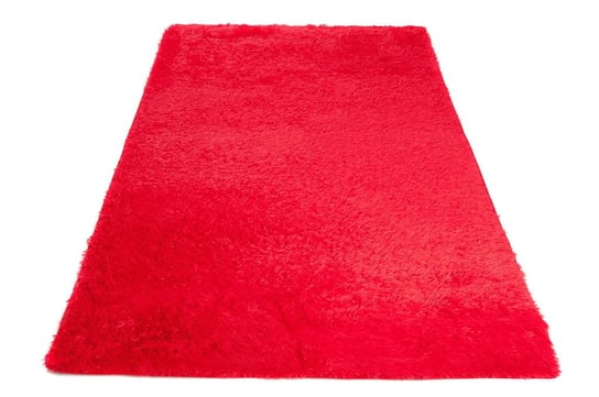 Dywan Shaggy pluszowy WYSOKI MIĘCIUTKI MIŁY PLUSZ czerwony  RED SILK (1.60*2.30) CARPETPOL