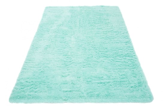 Dywan Shaggy pluszowy WYSOKI MIĘCIUTKI MIŁY PLUSZ miętowy MINT  SILK (1.60*2.30) CARPETPOL