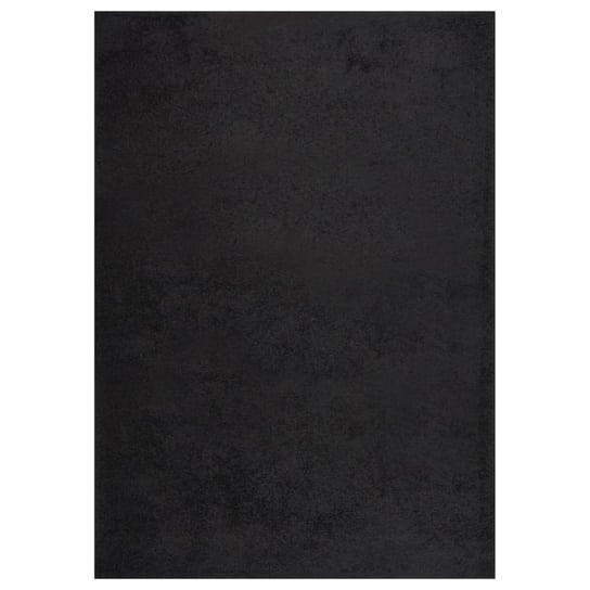 Dywan shaggy z wysokim włosiem, czarny, 120x170 cm vidaXL