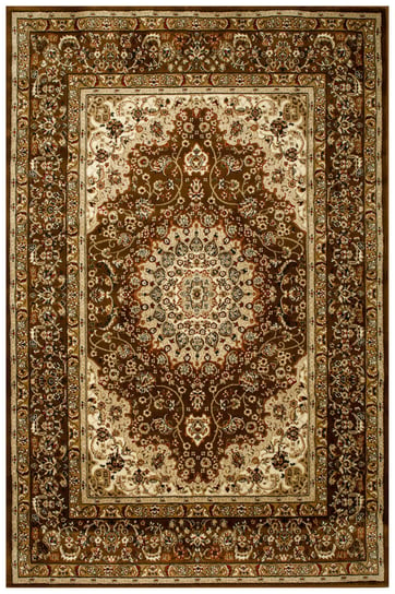 Dywan Super Rose 1874A brown/brown Ornament Brąz Beż -100x200 cm Inna marka