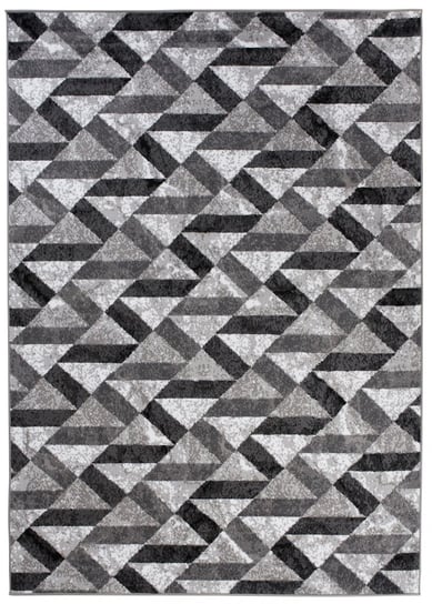 Dywan szary nowoczesny geometryczny komfort Q544D WHITE MAYA PP EYM (1.20*1.70) CARPETPOL