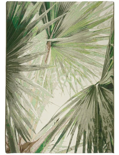Dywan sznurkowy 120x160cm liście palmy zielony MD
