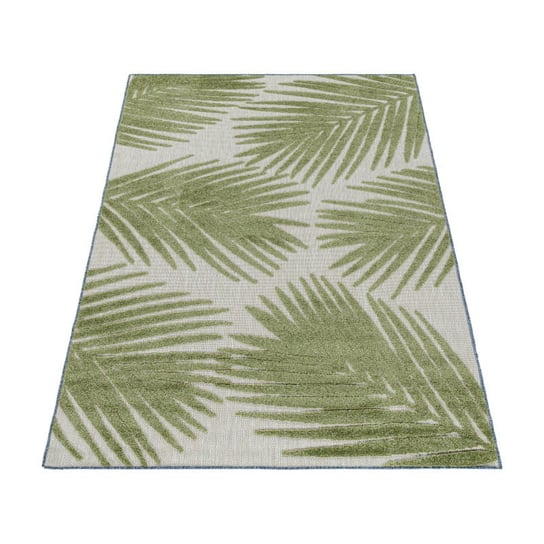 Dywan sznurkowy Bahama 3D liście zielony 80 cm x 150 cm Oaza Dywany