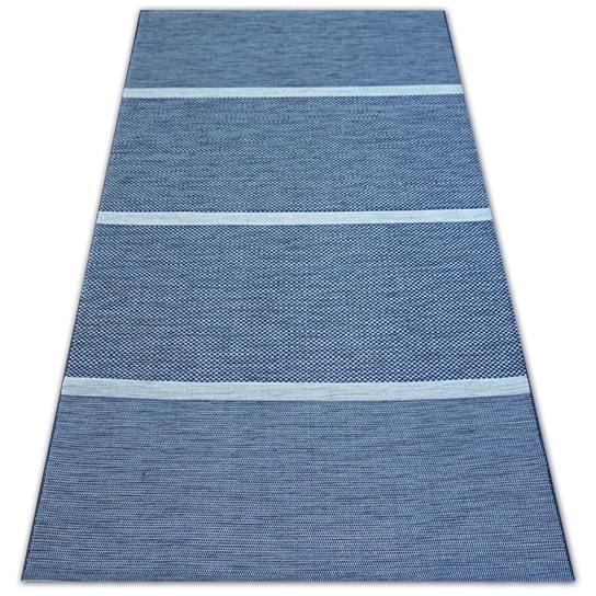 Dywan sznurkowy Sizal Color, 47011/309 Pasy, niebieski, 140x200 cm Dywany Łuszczów